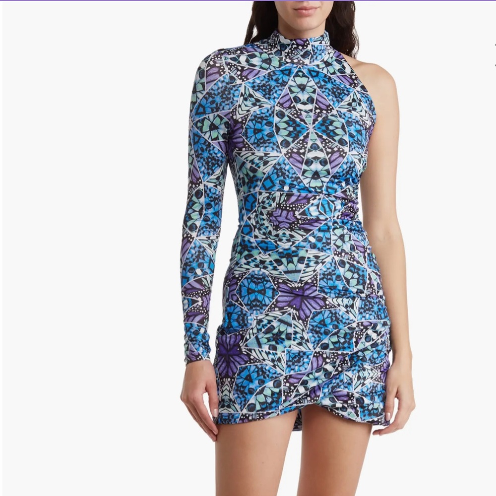 AFRM One Sleeve Mini Dress - brand new with tag!